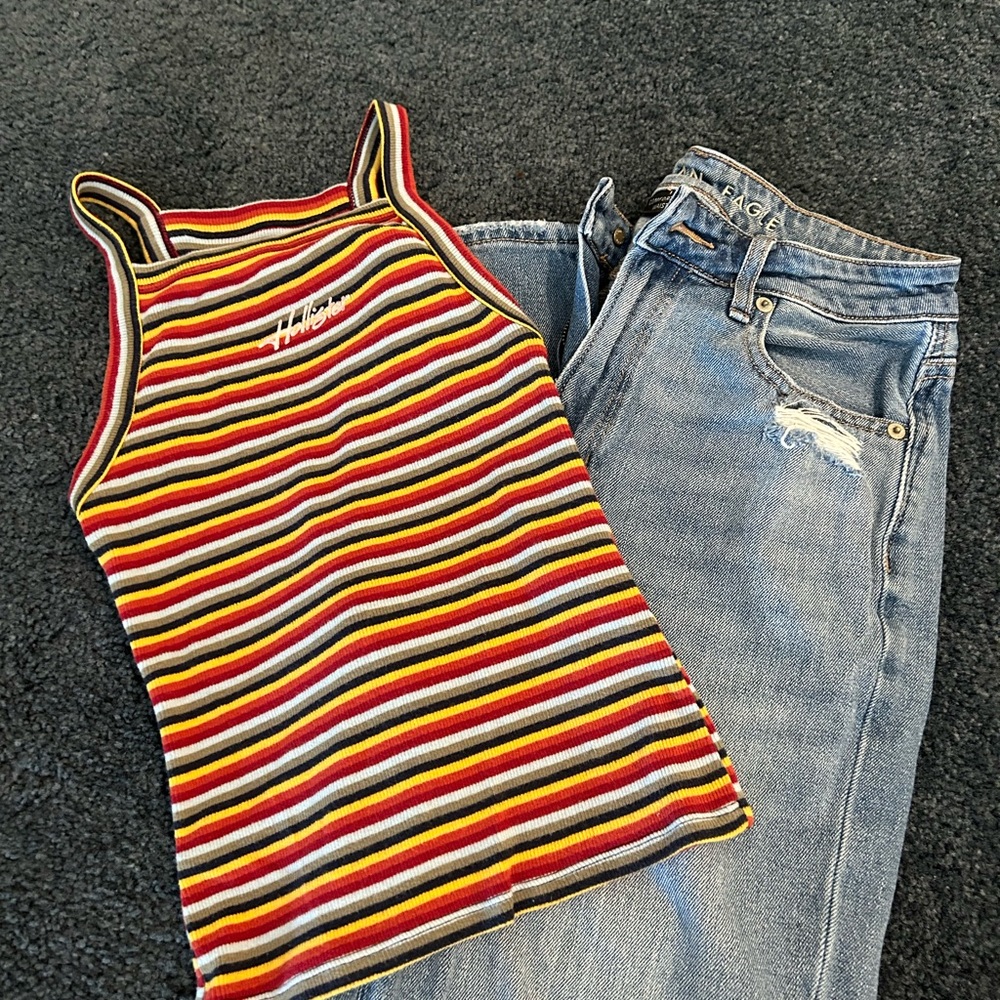 EUC Hollister slim knit tank